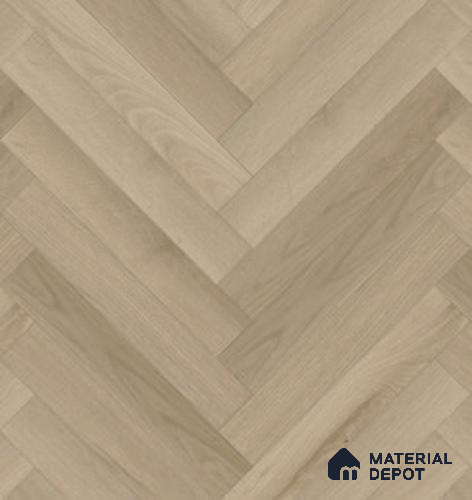 Hybrid HDF Herringbone Embossed Laminate Wood Floor AC5 Grade LF 00346 G Artisan Mystic Morn 24 x 4 inch (600x100 mm) - 10 mm | 100 HRS Spill Proof | EIR Surface | Anti Static and Stain Resistant | 0.5 mm V Groove | Uniclic | 48 Plank Variations