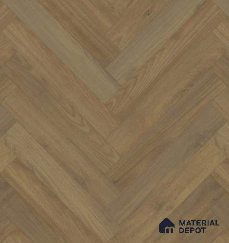 Hybrid HDF Herringbone Laminate Wood Floor AC5 Grade LF 00343 G Beaconia Sepia Silk 24 x 4 inch (600x100 mm) - 8 mm | 100 HRS Spill Proof | ESCT Technology | Anti Static and Stain Resistant | 0.5 mm V Groove | EIR Surface | Uniclic Installation | 48 Plank Variations