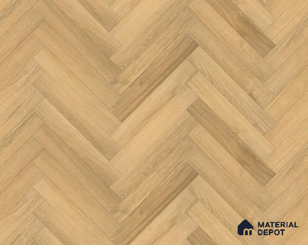 Hybrid HDF Herringbone Embossed Laminate Wood Floor AC5 Grade LF 00344 Livanti Golden Walnut 24 x 4 inch (600x100 mm) - 10 mm | 100 HRS Spill Proof | ESCT Technology | Anti Static and Stain Resistant | 0.5 mm V Groove | 2G Click Lock | 36 Plank Variations | 25 Years Guarantee