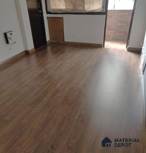HDF Real Wood Matte Surface Laminate Wood Floor AC4 Grade LF 00320 G Memento Astoria Walnut 48 x 8 inch (1217x196 mm) - 8 mm | Aqua Protect 12 Hours Water Resistant | 20 Years Warranty | Anti Static and Stain Resistant | Straight Edge | Wood Embossed Surface | Double Click Installation | 10 Plank Variations