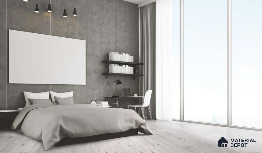 HDF Real Wood Matte Surface Laminate Wood Floor AC4 Grade LF 00320 D Memento Silver Grey Oak 48 x 8 inch (1217x196 mm) - 8 mm | Aqua Protect 12 Hours Water Resistant | 20 Years Warranty | Anti Static and Stain Resistant | Straight Edge | Wood Embossed Surface | Double Click Installation | 10 Plank Variations