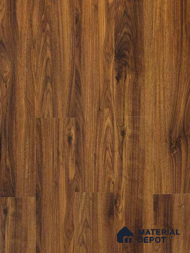 HDF Laminate Wood Floor AC4 Grade LF 00321 F Majestic Stretto Walnut 48 x 8 inch (1217x196 mm) - 8 mm | Aqua Protect 12 Hours Water Resistance | 20 Years Warranty | Anti Static and Stain Resistant | Straight Edge | Wood Embossed Surface | Uniclic Installation | 10 Plank Variations