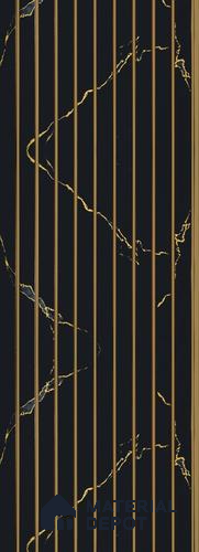 PN 05642 Charcoal Decorative Wall Panel - 8 ft x 1 ft - 7 mm | Width is Subjected to 5% Variation