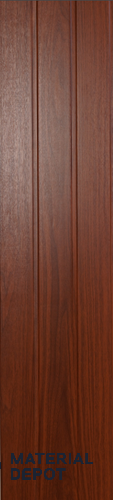 Brown Wooden Louver PN 00405 10 ft x 12 inch PVC Panel - 8 mm | Suitable for Feature Wall, TV Unit & Living Room | Width is Subjected to 5% Variation