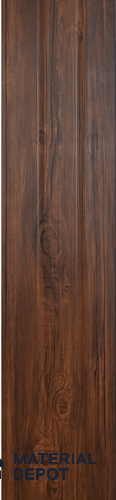 Brown Wooden Louver PN 00415 10 ft x 12 inch PVC Panel - 8 mm | Suitable for Feature Wall, TV Unit & Living Room | Width is Subjected to 5% Variation