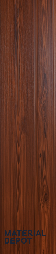 Brown Wooden Louver PN 00412 10 ft x 12 inch PVC Panel - 8 mm | Suitable for Feature Wall, TV Unit & Living Room | Width is Subjected to 5% Variation