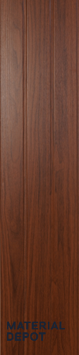 Brown Wooden Louver PN 00411 10 ft x 12 inch PVC Panel - 8 mm | Suitable for Feature Wall, TV Unit & Living Room | Width is Subjected to 5% Variation