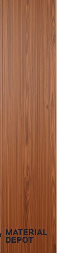 Brown Wooden Louver PN 00406 10 ft x 12 inch PVC Panel - 8 mm | Suitable for Feature Wall, TV Unit & Living Room | Width is Subjected to 5% Variation