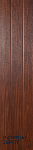 Brown Wooden Louver PN 00416 10 ft x 12 inch PVC Panel - 8 mm | Suitable for Feature Wall, TV Unit & Living Room | Width is Subjected to 5% Variation