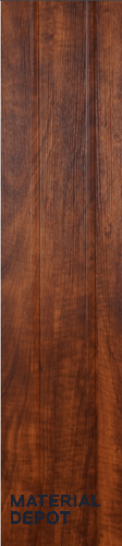 Brown Wooden Louver PN 00401 10 ft x 12 inch PVC Panel - 8 mm | Suitable for Feature Wall, TV Unit & Living Room | Width is Subjected to 5% Variation