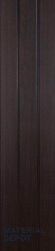 Brown Wooden Louver PN 00413 10 ft x 12 inch PVC Panel - 8 mm | Suitable for Feature Wall, TV Unit & Living Room | Width is Subjected to 5% Variation