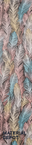 Multicolor Patterned Look PVC Decorative Wall Panel 10 ft x 10 inch - 6 mm | Ideal for Feature Wall, Living Room, Bedroom, TV Unit, Hotel, Restaurant, Office | PN 00442 | Width is Subjected to 5% Variation