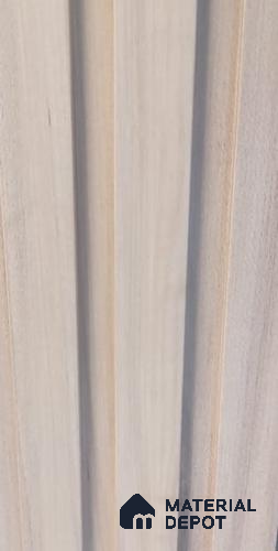 Brown Wooden Louver PN 03714 9.5 ft x 7.9 inch WPC Panel - 10 mm | Suitable for Feature Wall, TV Unit & Living Room | Width is Subjected to 5% Variation
