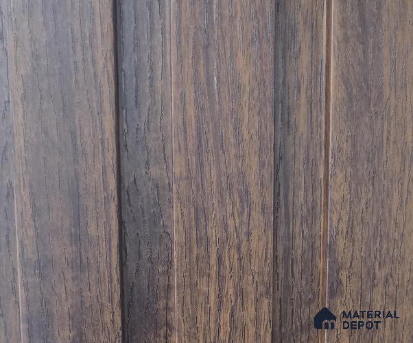 Brown Wooden Louver PN 03783 9.5 ft x 7.9 inch PVC Panel - 14 mm | Suitable for Feature Wall, TV Unit & Living Room | Width is Subjected to 5% Variation