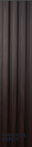 Brown Wooden Louver PN 00421 9.5 ft x 6.5 inch WPC Panel - 23 mm | Suitable for Feature Wall, TV Unit & Living Room | Width is Subjected to 5% Variation