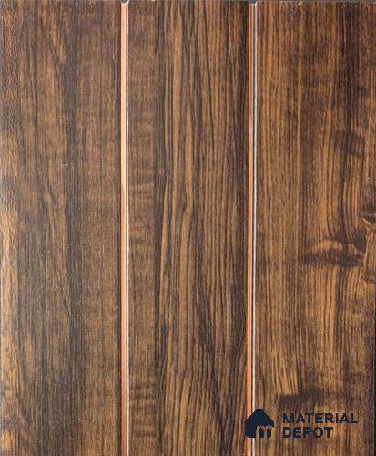 Brown Wood Look PVC Louver/Panel | 10ft x 1ft | 10 - mm | PN 07862