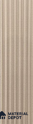 Brown Fabric Look Charcoal Louver/Panel | 9.5 ft x 6 inch | 8 - mm | PN 07844
