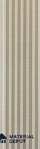 Cream Fabric Look Charcoal Louver/Panel | 9.5 ft x 6 inch | 8 - mm | PN 07852