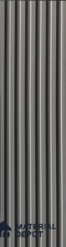 Grey Plain Colour Look Charcoal Louver/Panel | 9.5 ft x 6 inch | 8 - mm | PN 07854