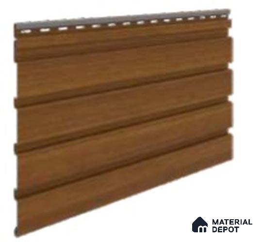 Brown Wooden Louver PN 05874 10 ft x 10 inch PVC Panel - mm | Suitable for Feature Wall, TV Unit & Living Room | Width is Subjected to 5% Variation