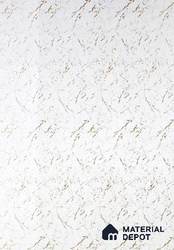 White Marble Look UPVC High Gloss Finish UV Marble Polygranite Sheets 8 ft x 4 ft | PG 00073 - 3 mm