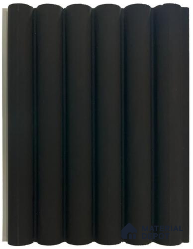 Black Plain Colour Look WPC Louver/Panel | 9.5 ft x 6.2 inch | 15 - mm | PN 06544 I