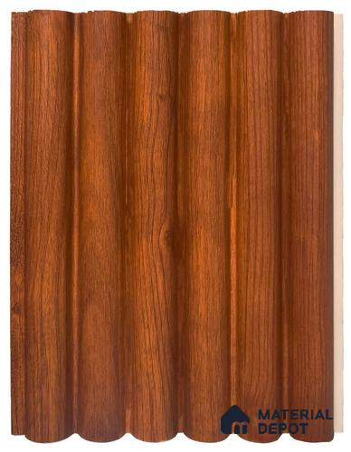 Mahogany Wood Look WPC Louver/Panel | 9.5 ft x 6.2 inch | 15 - mm | PN 06544 F