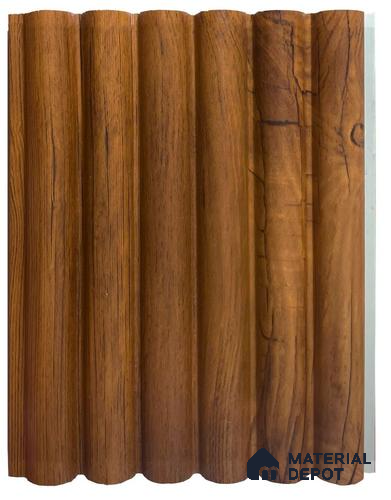 Oak Wood Look WPC Louver/Panel | 9.5 ft x 6.2 inch | 15 - mm | PN 06544 E