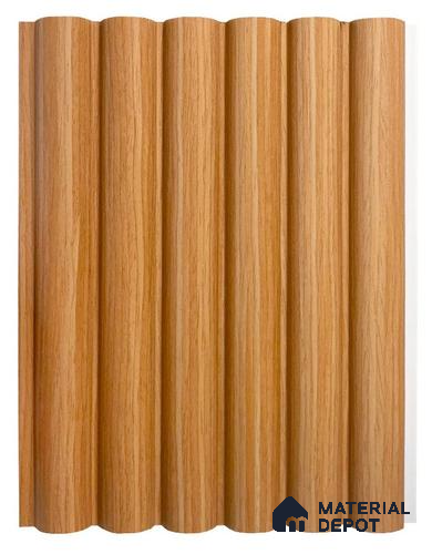 Teak Wood Look WPC Louver/Panel | 9.5 ft x 6.2 inch | 15 - mm | PN 06544 G
