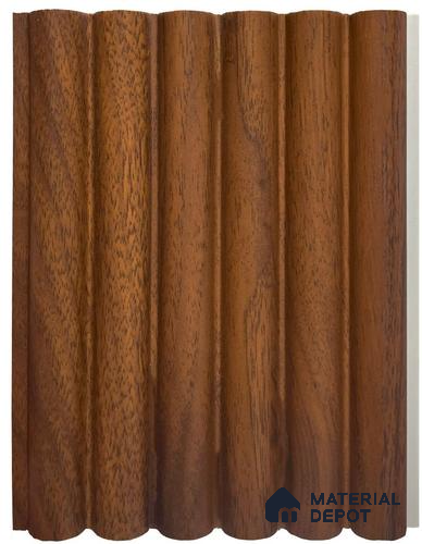Walnut Wood Look WPC Louver/Panel | 9.5 ft x 6.2 inch | 15 - mm | PN 06544 H