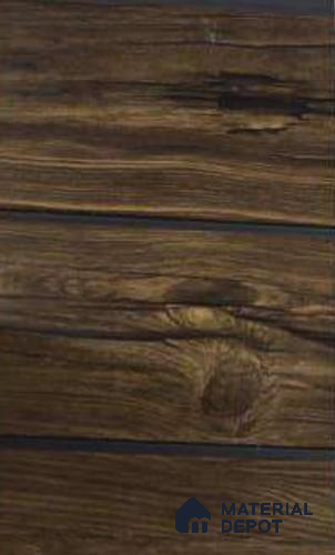 Brown Wood Look PVC Louver/Panel | 10ft x 1ft | 10 - mm | PN 06204