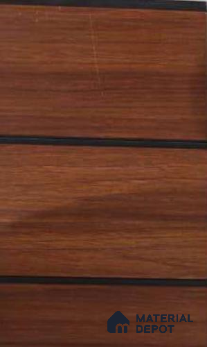 Brown Wood Look PVC Louver/Panel | 10ft x 1ft | 10 - mm | PN 06198
