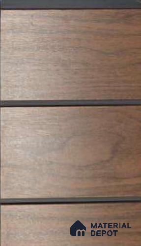 Brown Wood Look PVC Louver/Panel | 10ft x 1ft | 10 - mm | PN 06203