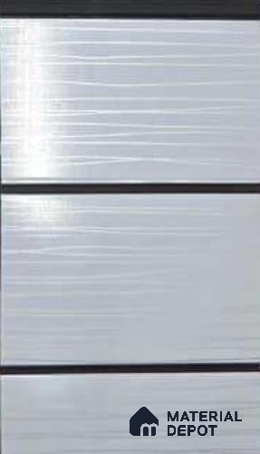 Grey Patterned Look PVC Louver/Panel | 10ft x 1ft | 10 - mm | PN 06215