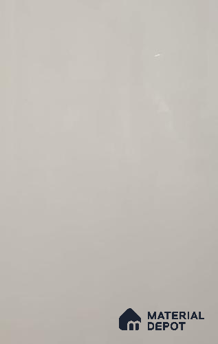 White Plain Colour Decorative Wall Panel PN 06184 9.5 ft x 1.3 ft PVC Panel - 11 mm | Suitable for Feature Wall, TV Unit & Living Room | Width is Subjected to 5% Variation