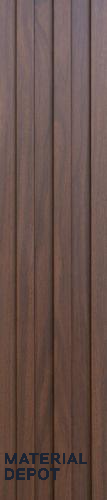 Brown Wooden Louver PN 02911 9.5 ft x 8.4 inch WPC Panel - 15 mm | Suitable for Feature Wall, TV Unit & Living Room | Width is Subjected to 5% Variation