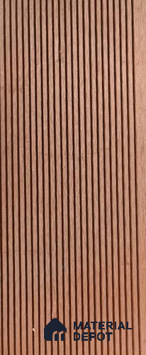 Choco Brown Colour Small Lines 9.5 ft x 5.5 inch WPC Deck Flooring - 25 mm (10 Years Warranty)