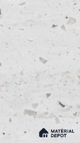 PAW054 Balanced Series Bianca Sabbia 12 ft x 2.5 ft Modified Solid Surface -12 mm