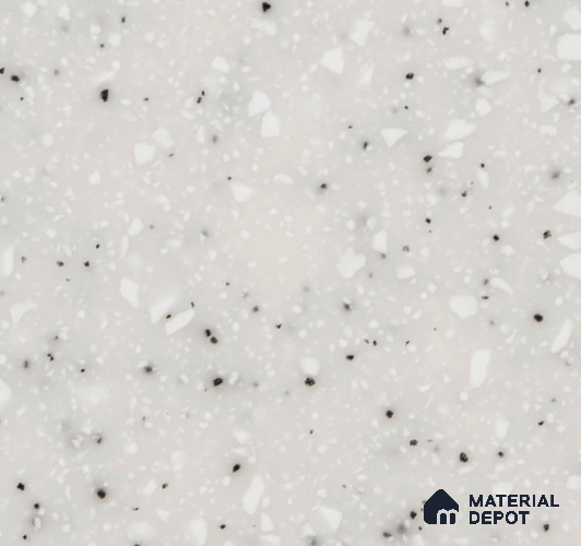 PM4407 Timeless Series Snowy 10 ft x 2.5 ft Modified Solid Surface -6 mm