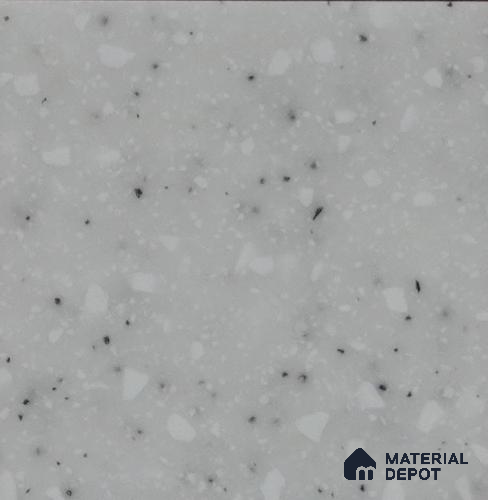 White Quartz 8 ft x 2.5 ft Modified Solid Surface - 6 mm