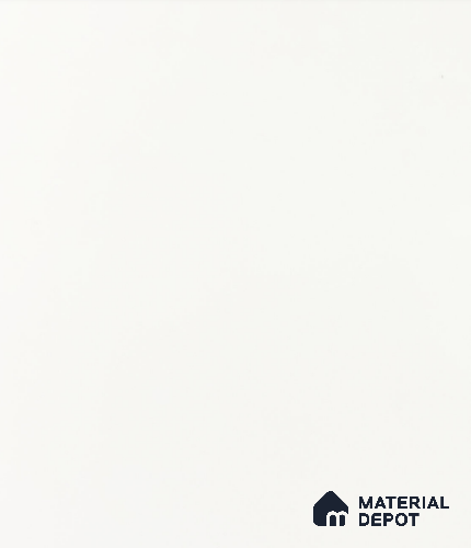 Whites Series I White 8 ft x 2.5 ft Bendable Solid Surface - 6 mm