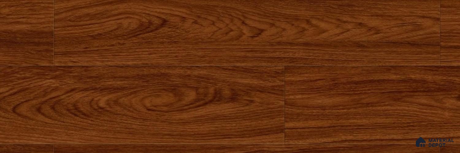 SPC Floor Walnut Royale Texture Finish Timberline SP 00081 | 4 ft x 7 inch x 5 mm | UV Coating IXPE Backing Layer | Suitable for Flooring, Living Room, Bedroom