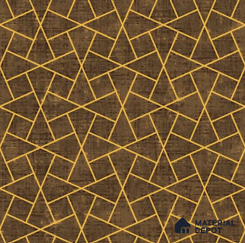 WK27-2712 | 10 Meter x 21 Inches Geometric look Wallpaper - 57.41 Sq. Ft. | Minimum 15% wastage during installation