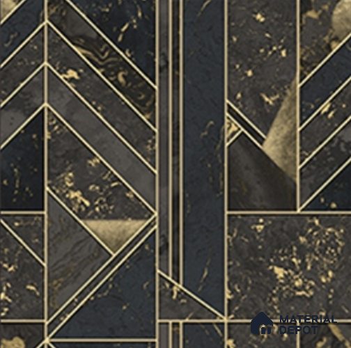 WK28-2840 | 10 Meter x 21 Inches Geometric look Wallpaper - 57.41 Sq. Ft. | Minimum 15% wastage during installation
