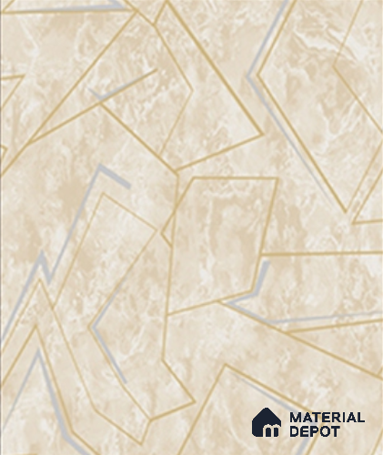WK28-2827 | 10 Meter x 21 Inches Geometric look Wallpaper - 57.41 Sq. Ft. | Minimum 15% wastage during installation