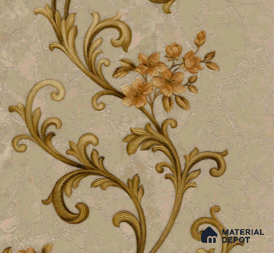 WP401-26 | 9.5 Meter x 21 Inches Florals look Wallpaper - 54.54 Sq. Ft.
