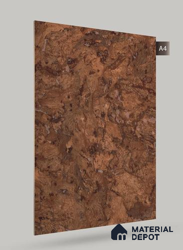 Brown Marble Look PU 1808 8 ft x 4 ft High Gloss Finish Decorative Laminate - 1.25 mm | Suitable for TV Unit, Wardrobe, Kitchen Cabinets