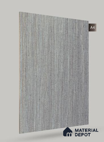 Grey Fabric Look LM 23067 Real Fabric 8 ft x 4 ft Texture Finish Decorative Laminate - 1.25 mm | Suitable for TV Unit, Wardrobe, Kitchen Cabinets