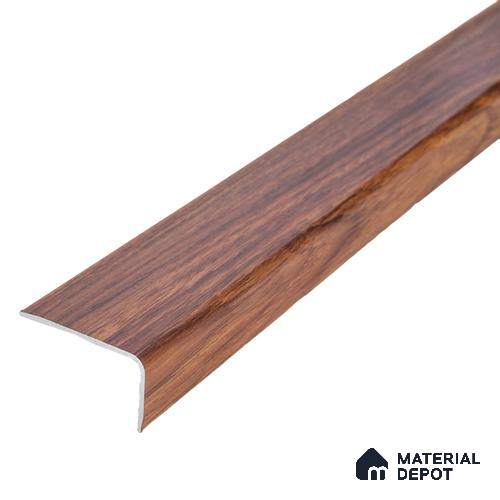 Innov2+ Wave Walnut L trim | 3060 x 25 x 25 mm