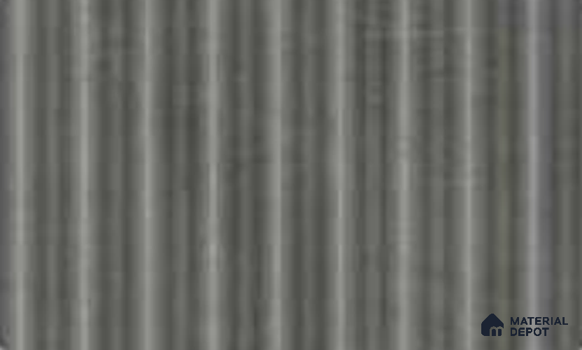 Armani Grey 10 ft x 0.85 ft (3060x260 mm) Prism Design Interior & Exterior Wall & Ceiling Panel - 21 mm | Suitable for Balcony, Facade & Open Area | Width is Subjected to 5% Variation